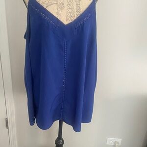 Jessica Simpson Cobalt Blue Sleeveless Blouse